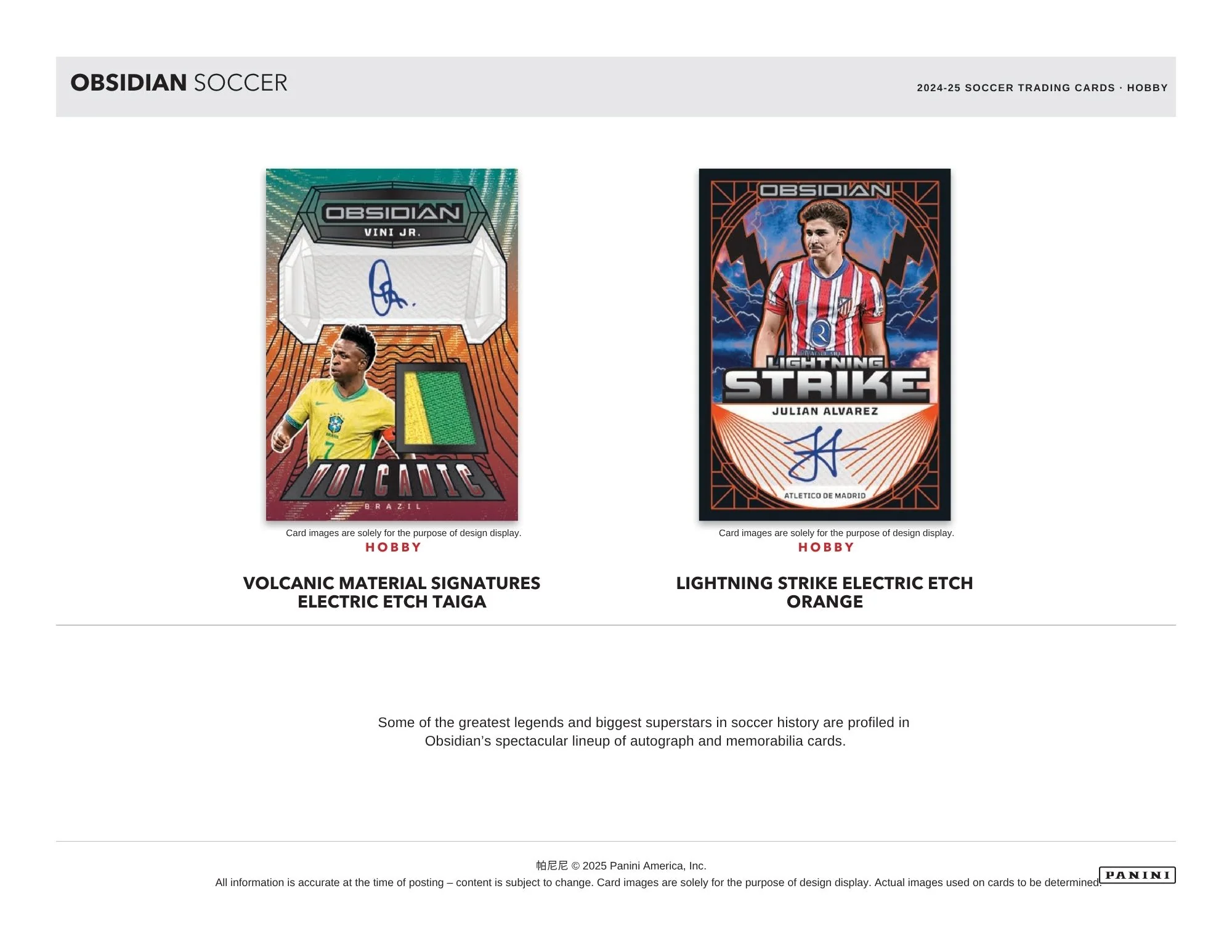 2024-25 Panini Obsidian Soccer Hobby Box - Image 4