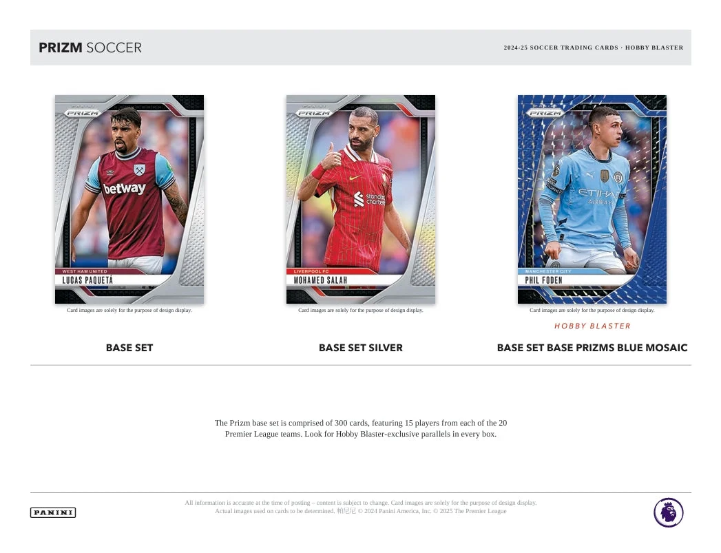 2024-25 Panini Prizm Premier League Soccer Hobby Blaster Box - Image 3
