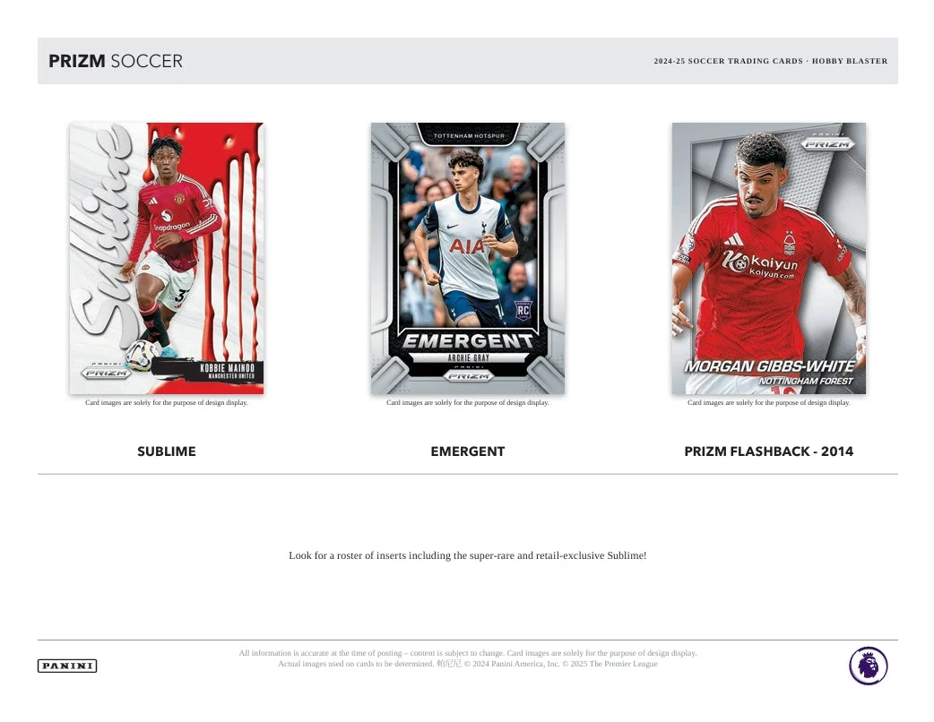 2024-25 Panini Prizm Premier League Soccer Hobby Blaster Box - Image 4
