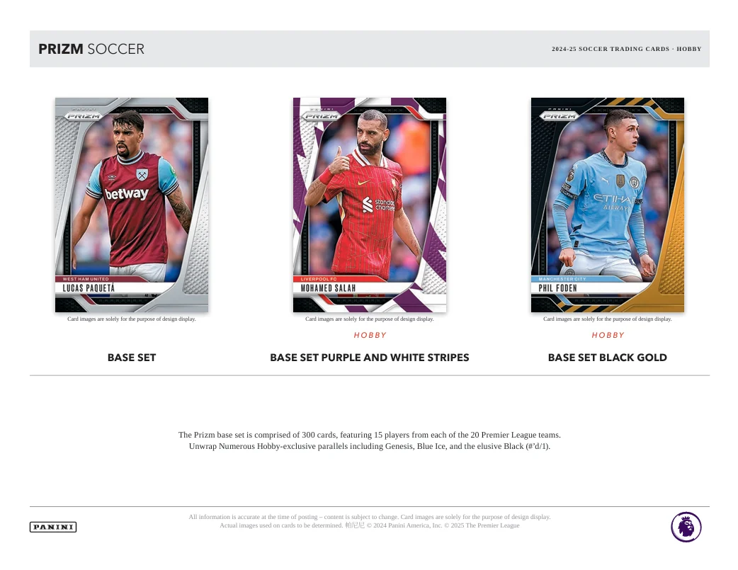 2024-25 Panini Prizm Premier League Soccer Hobby Box - Image 9