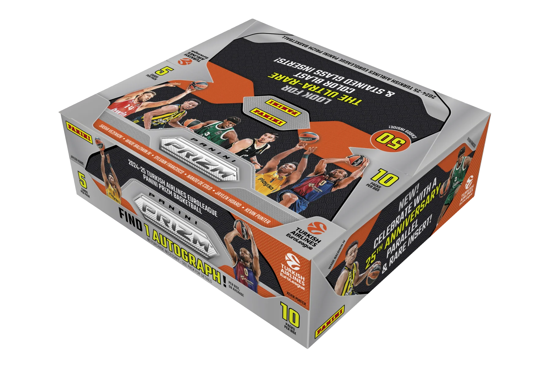 2024-25 Panini Prizm Turkish Airlines Euroleague Basketball Hobby Box - Image 2