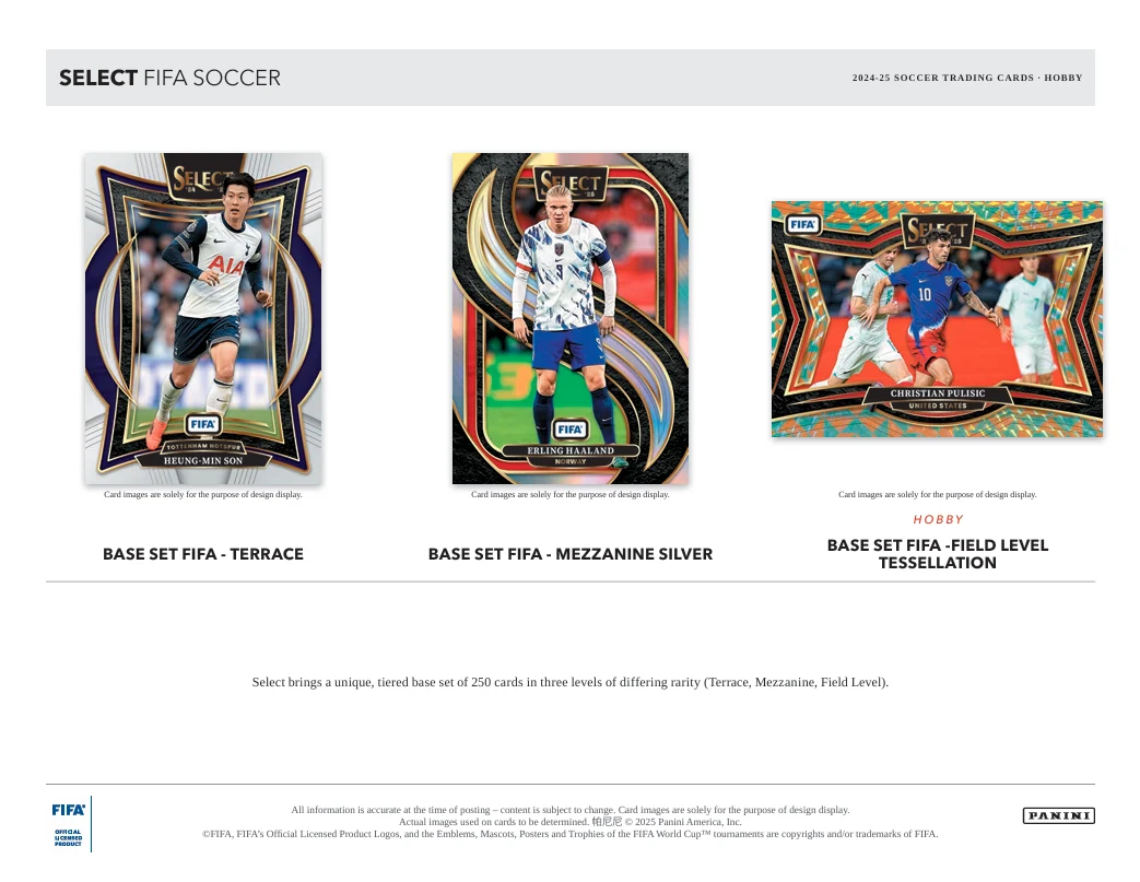 2024-25 Panini Select FIFA Soccer Hobby Box - Image 3