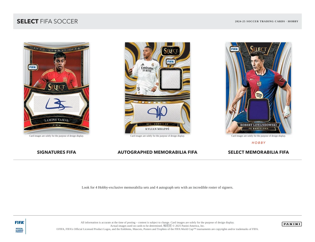 2024-25 Panini Select FIFA Soccer Hobby Box - Image 5