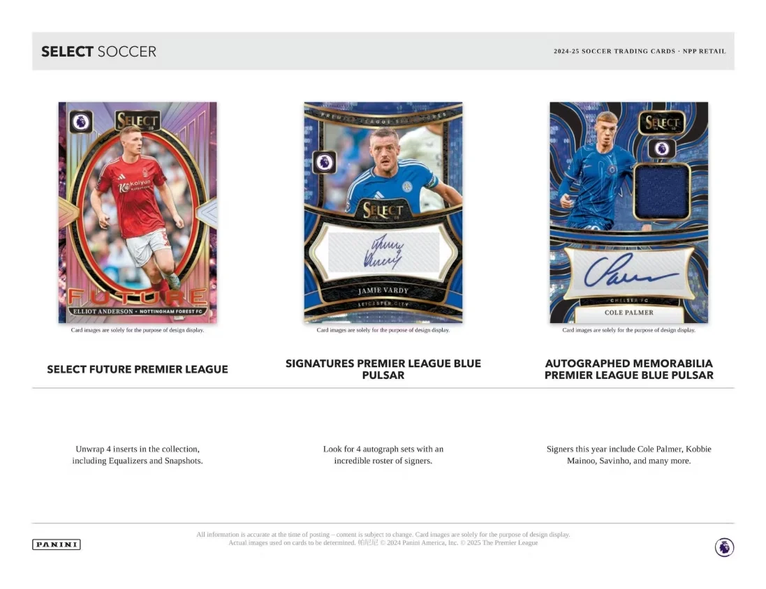 2024-25 Panini Select Premier League Soccer Blaster Box - Image 4