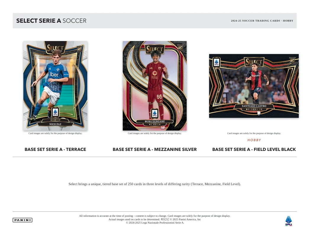 2024-25 Panini Select Serie A Soccer Hobby Box - Image 3