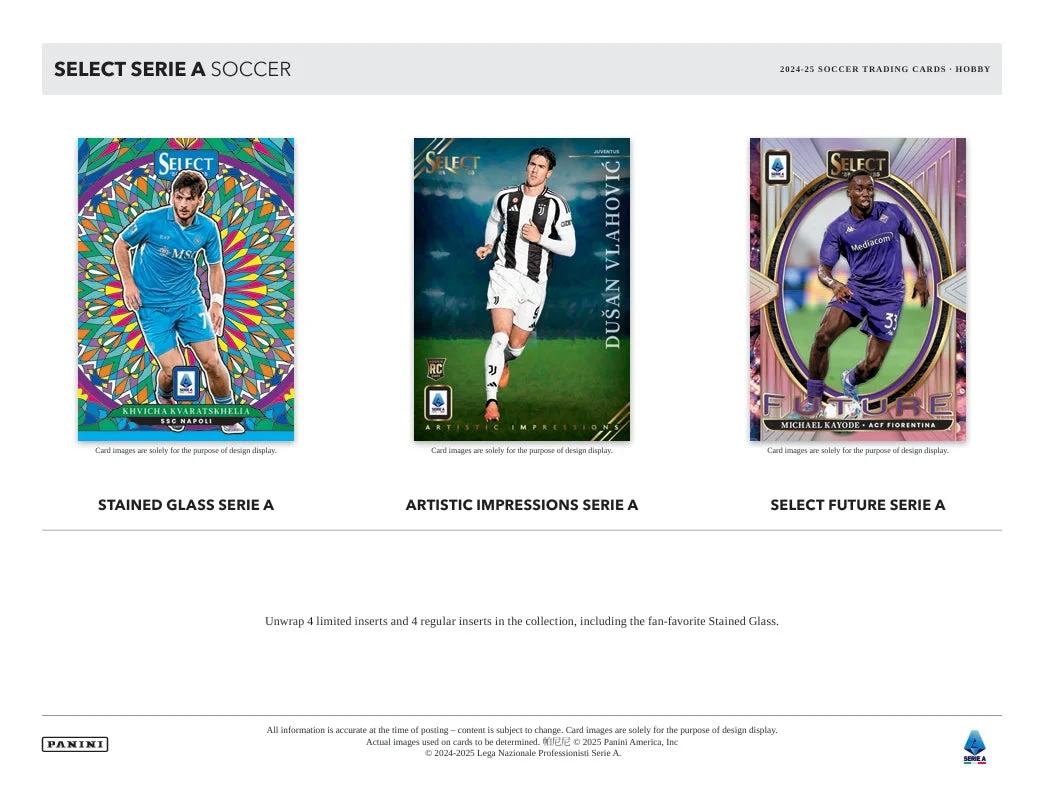 2024-25 Panini Select Serie A Soccer Hobby Box - Image 4