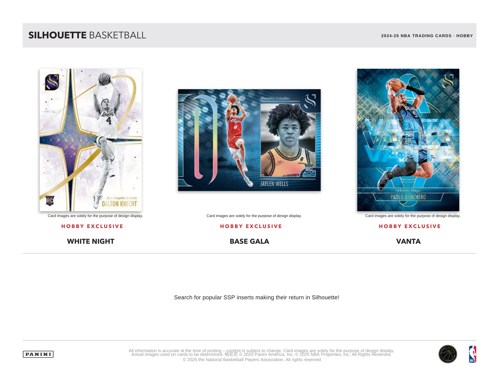 2024-25 Panini Silhouette Basketball Hobby Box - Image 6