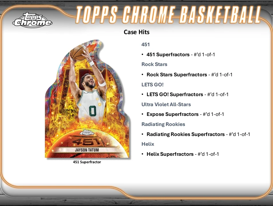 2024-25 Topps Chrome Basketball Hobby Box - Image 6