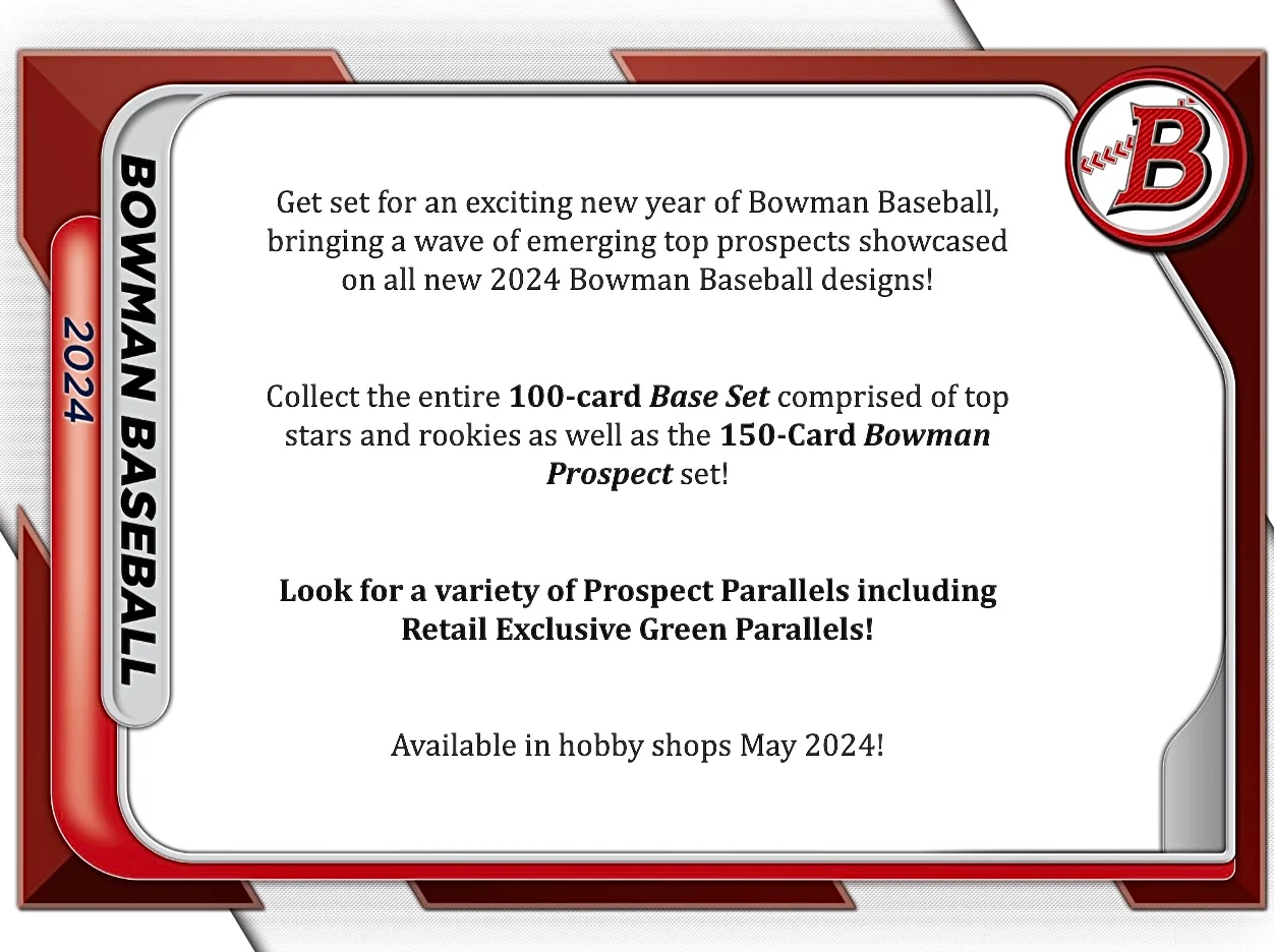 2024 Bowman Baseball Value Box - Image 2