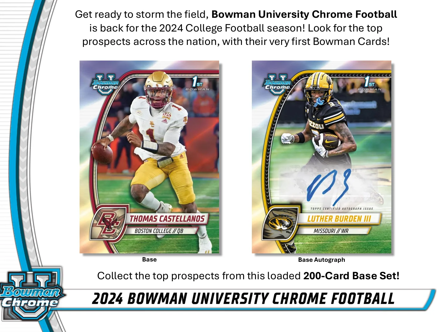 2024 Bowman University Chrome Football Value Box - Image 2