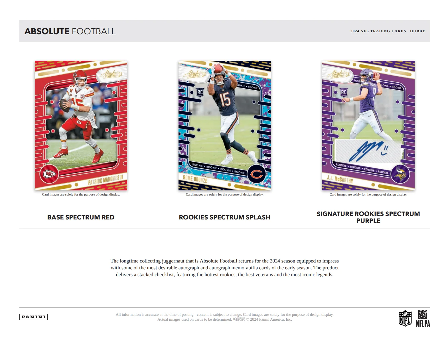 2024 Panini Absolute Football Hobby Box - Image 3