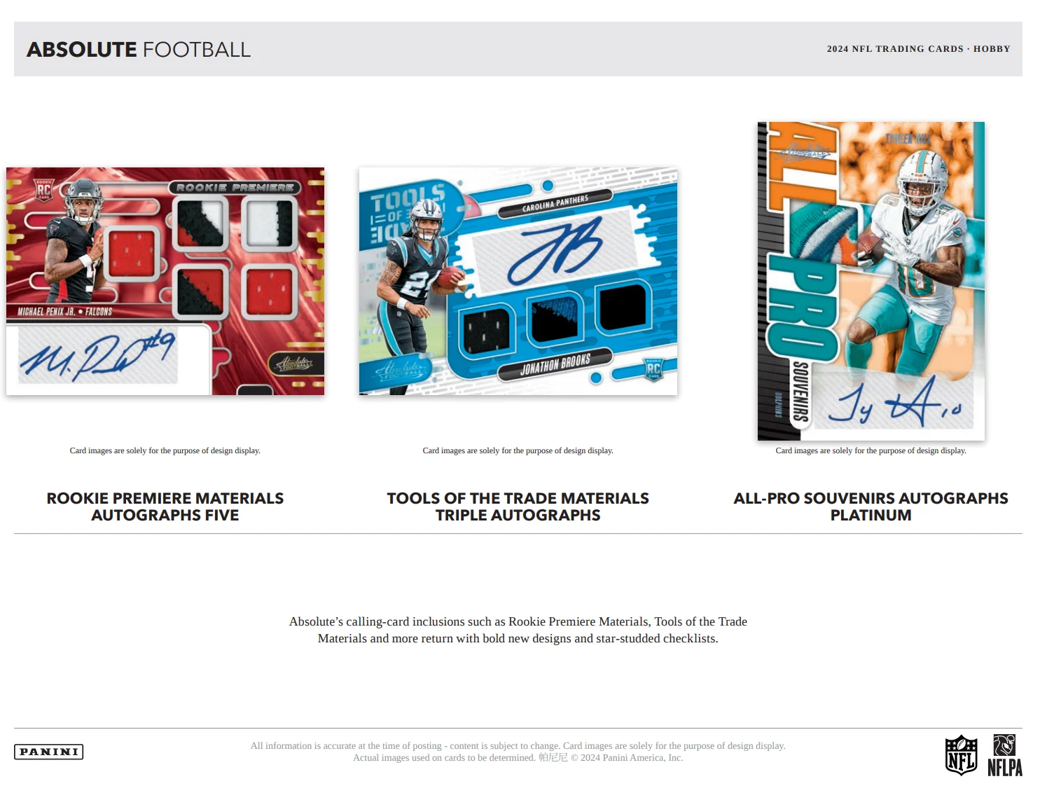 2024 Panini Absolute Football Hobby Box - Image 4