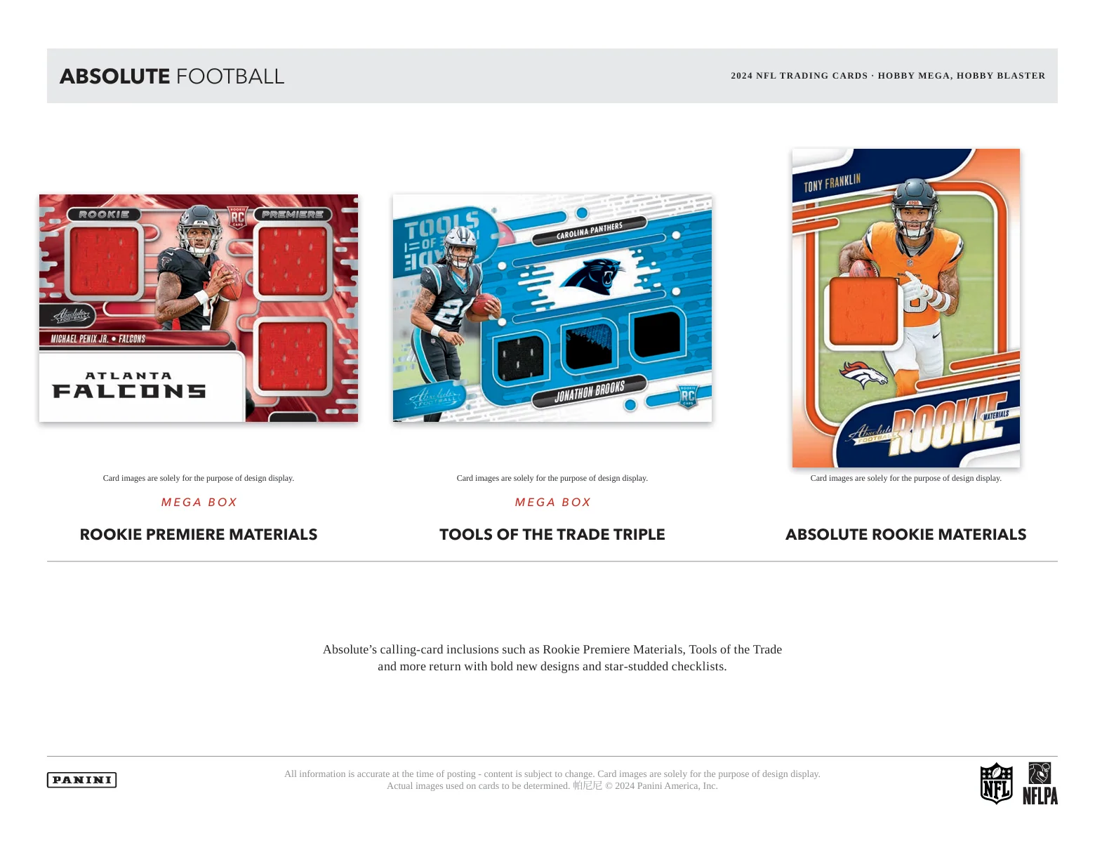 2024 Panini Absolute Football Hobby Mega Box - Image 4