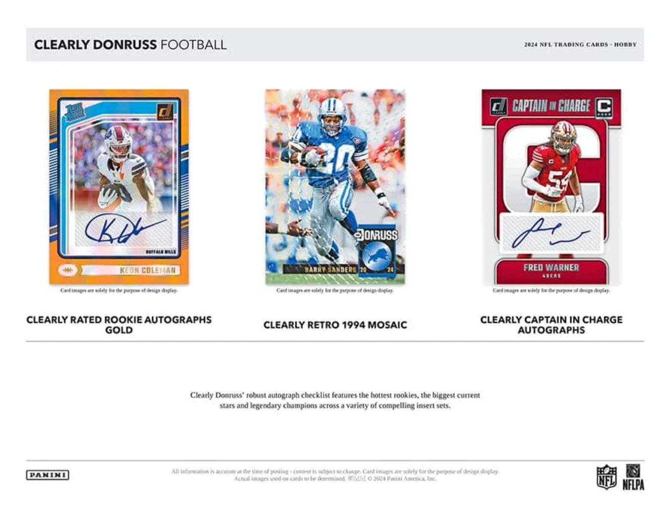 2024 Panini Clearly Donruss Football Hobby Box - Image 4