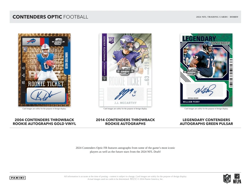 2024 Panini Contenders Optic Football Hobby Box - Image 4