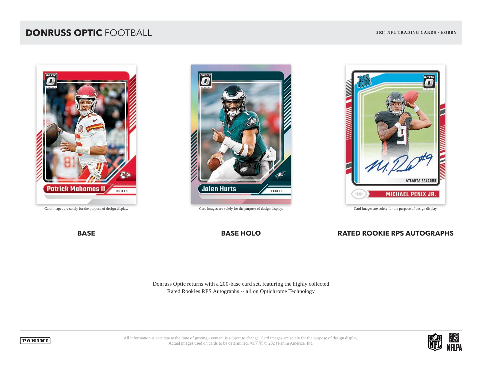 2024 Panini Donruss Optic Football Hobby Box - Image 3