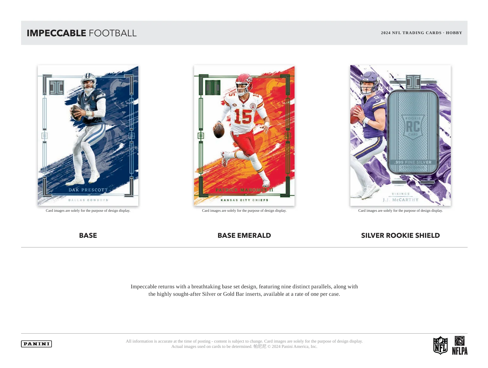 2024 Panini Impeccable Football Hobby Box - Image 3