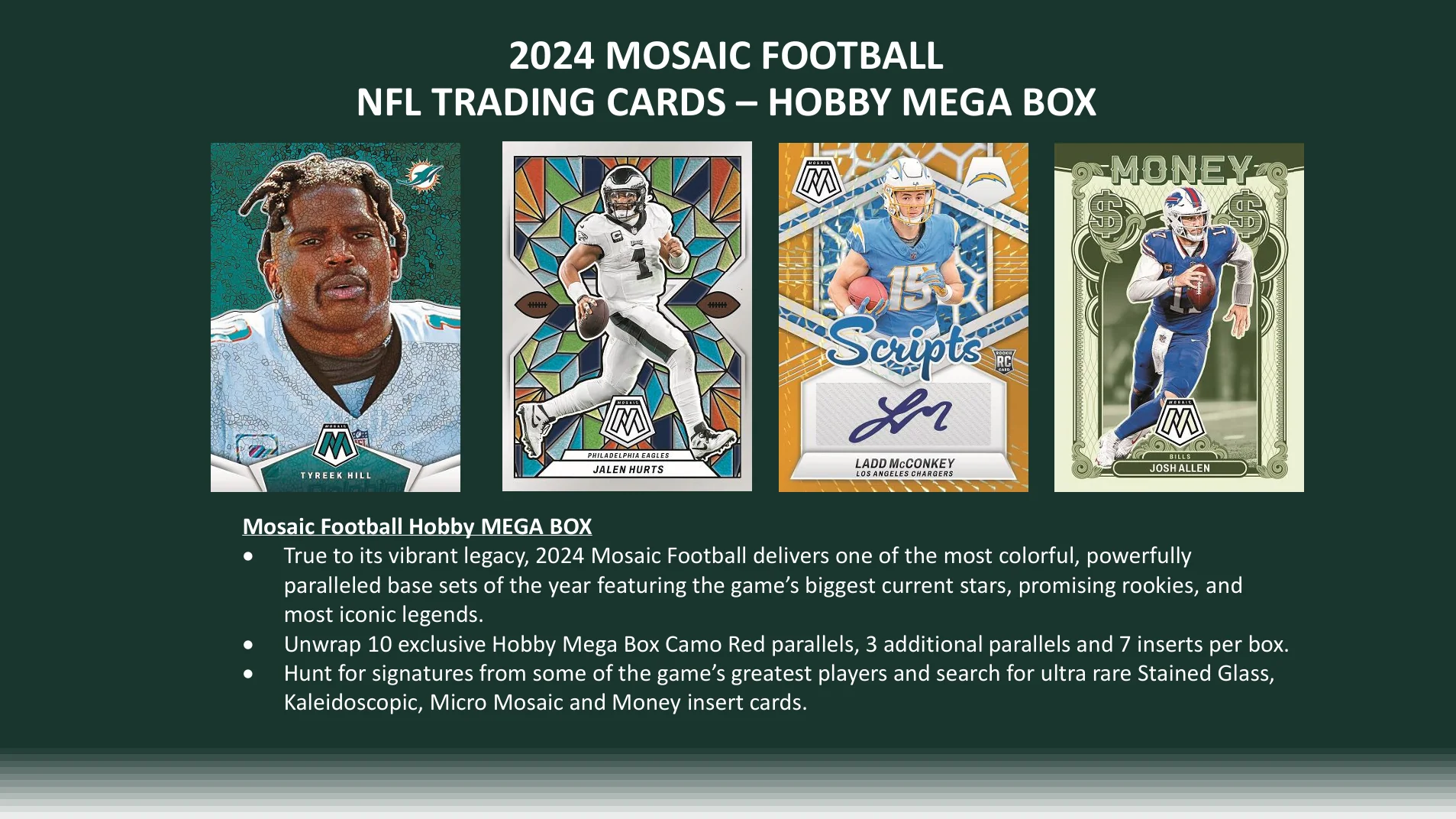 2024 Panini Mosaic Football Hobby Mega Box - Image 3