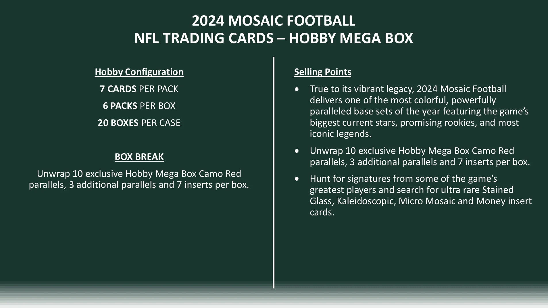2024 Panini Mosaic Football Hobby Mega Box - Image 4