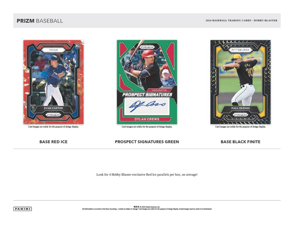 2024 Panini Prizm Baseball Hobby Blaster Box - Image 3