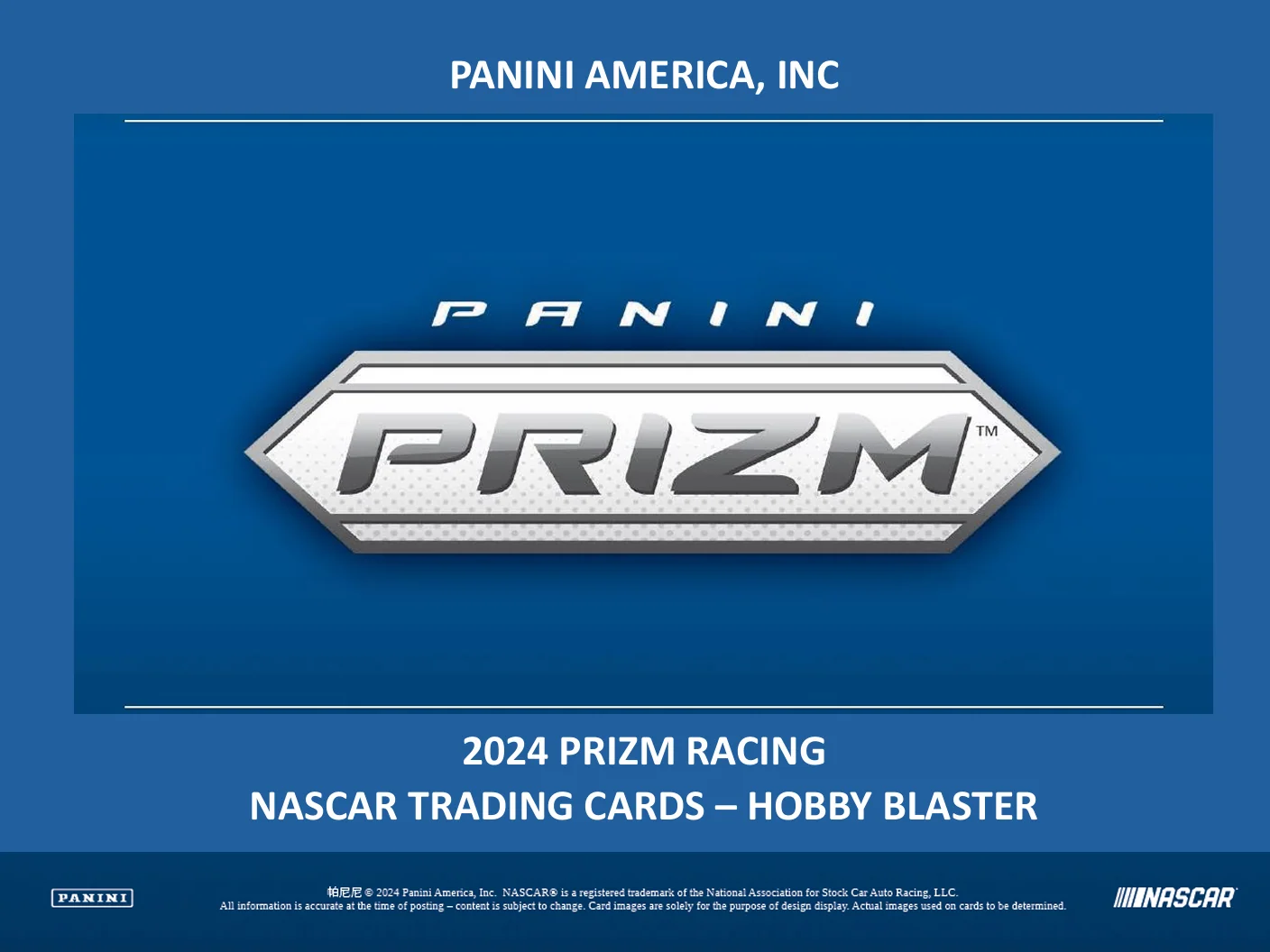 2024 Panini Prizm Racing Hobby Blaster Box - Image 2
