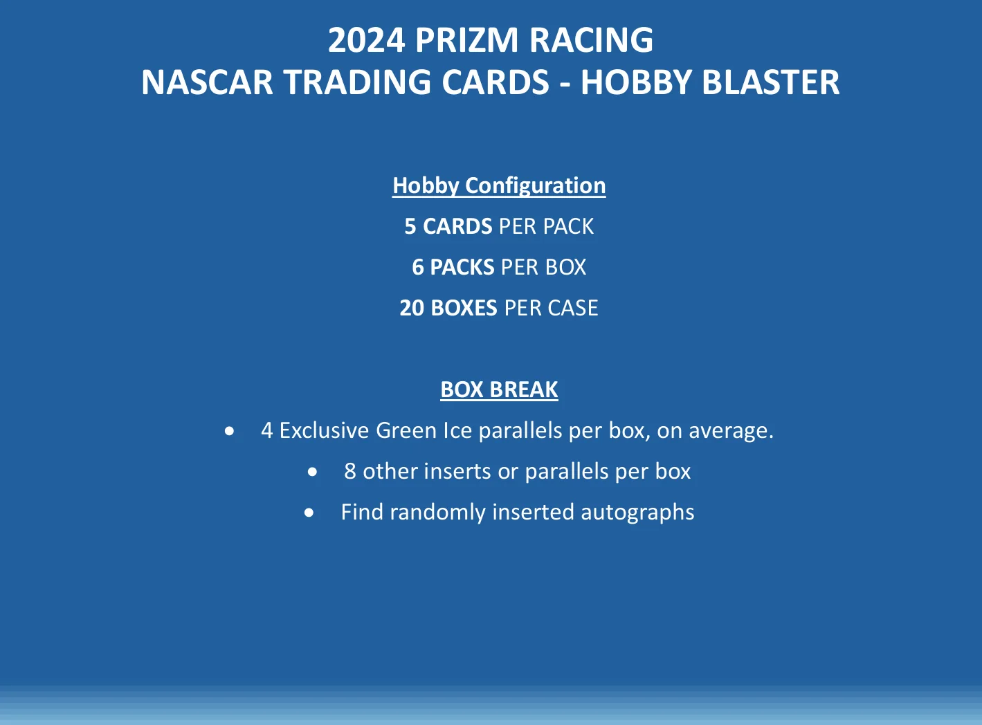 2024 Panini Prizm Racing Hobby Blaster Box - Image 4