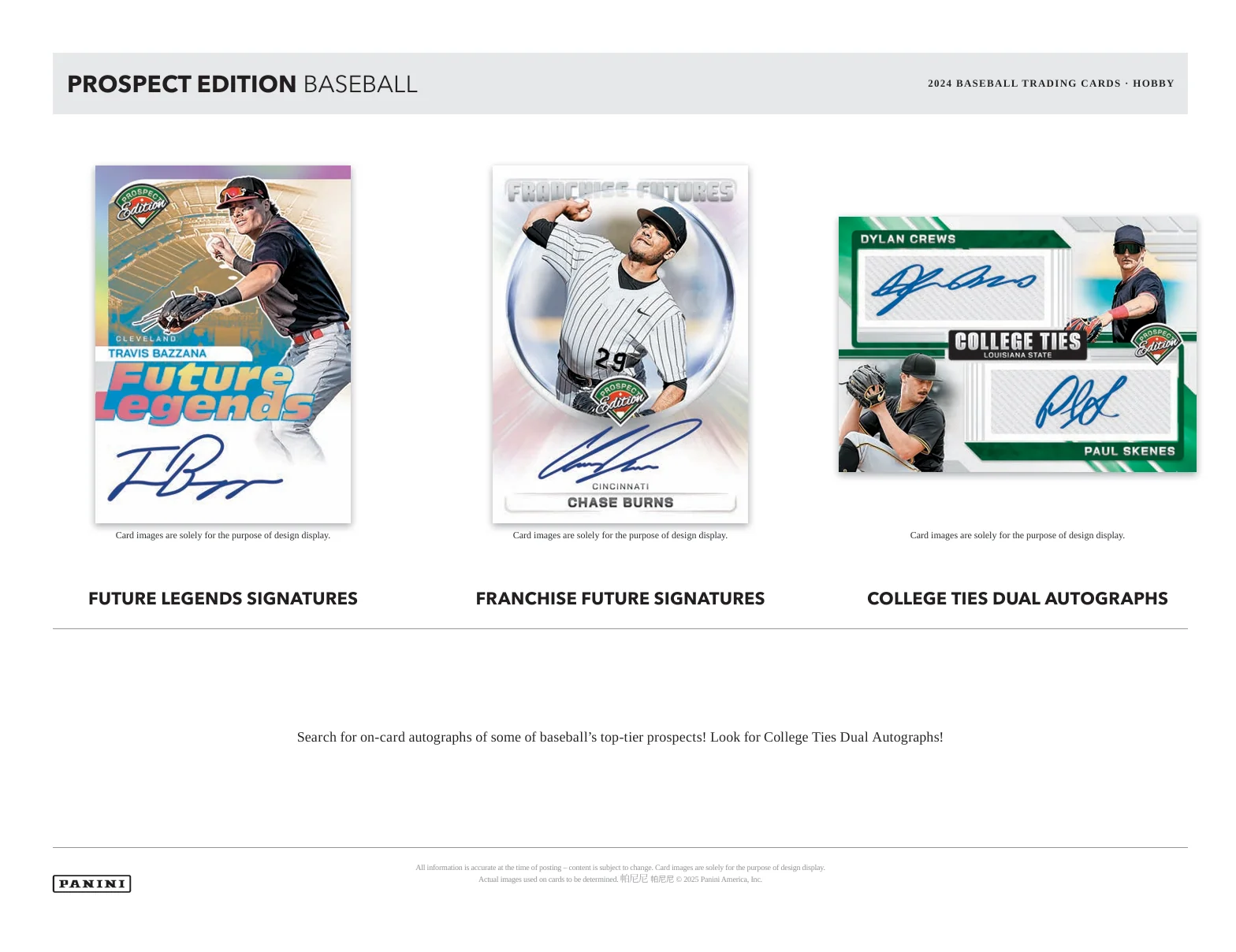 2024 Panini Prospect Edition Baseball Hobby Box - Image 4