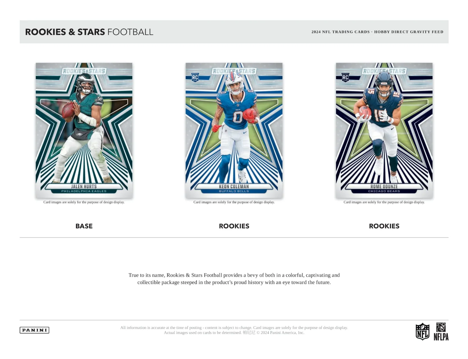 2024 Panini Rookies & Stars Football Gravity Feed Pack - Image 3