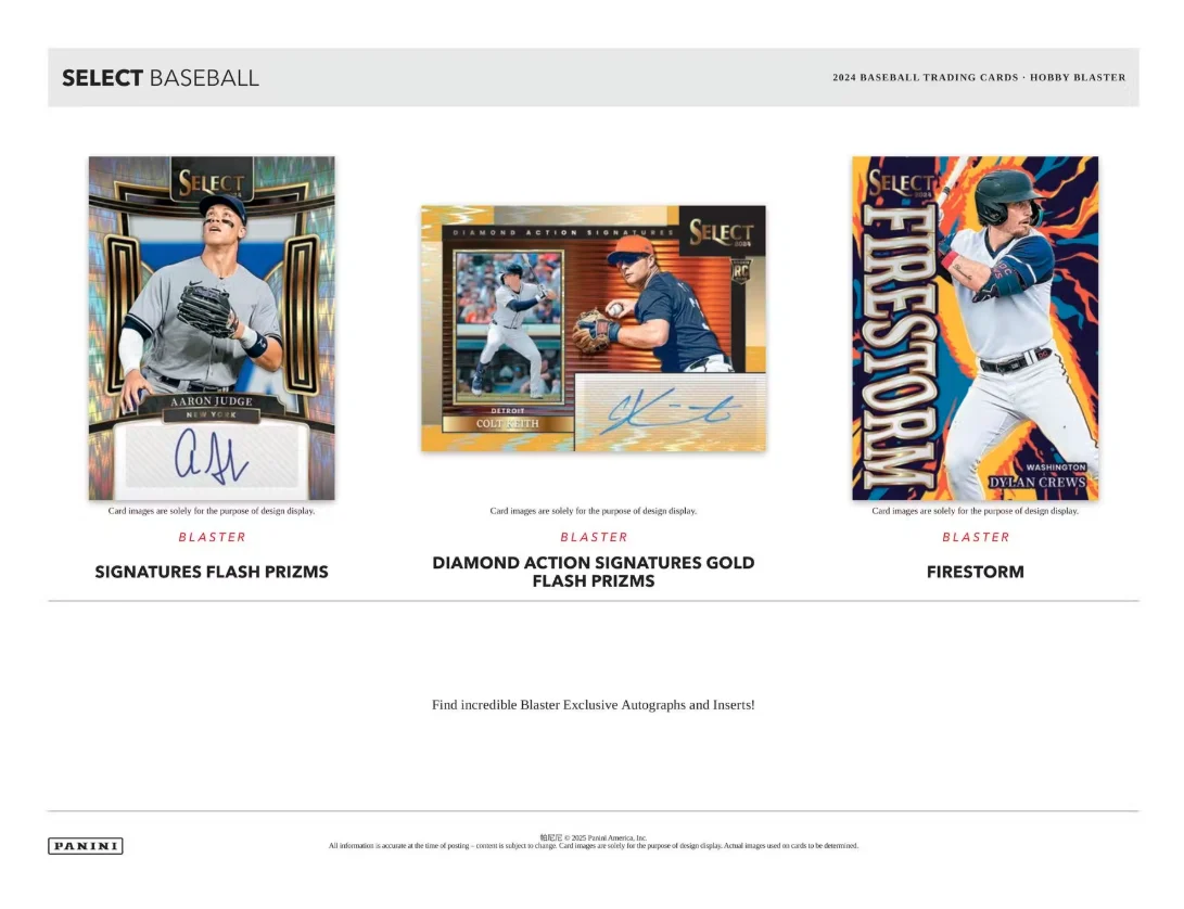 2024 Panini Select Baseball Hobby Blaster Box - Image 4