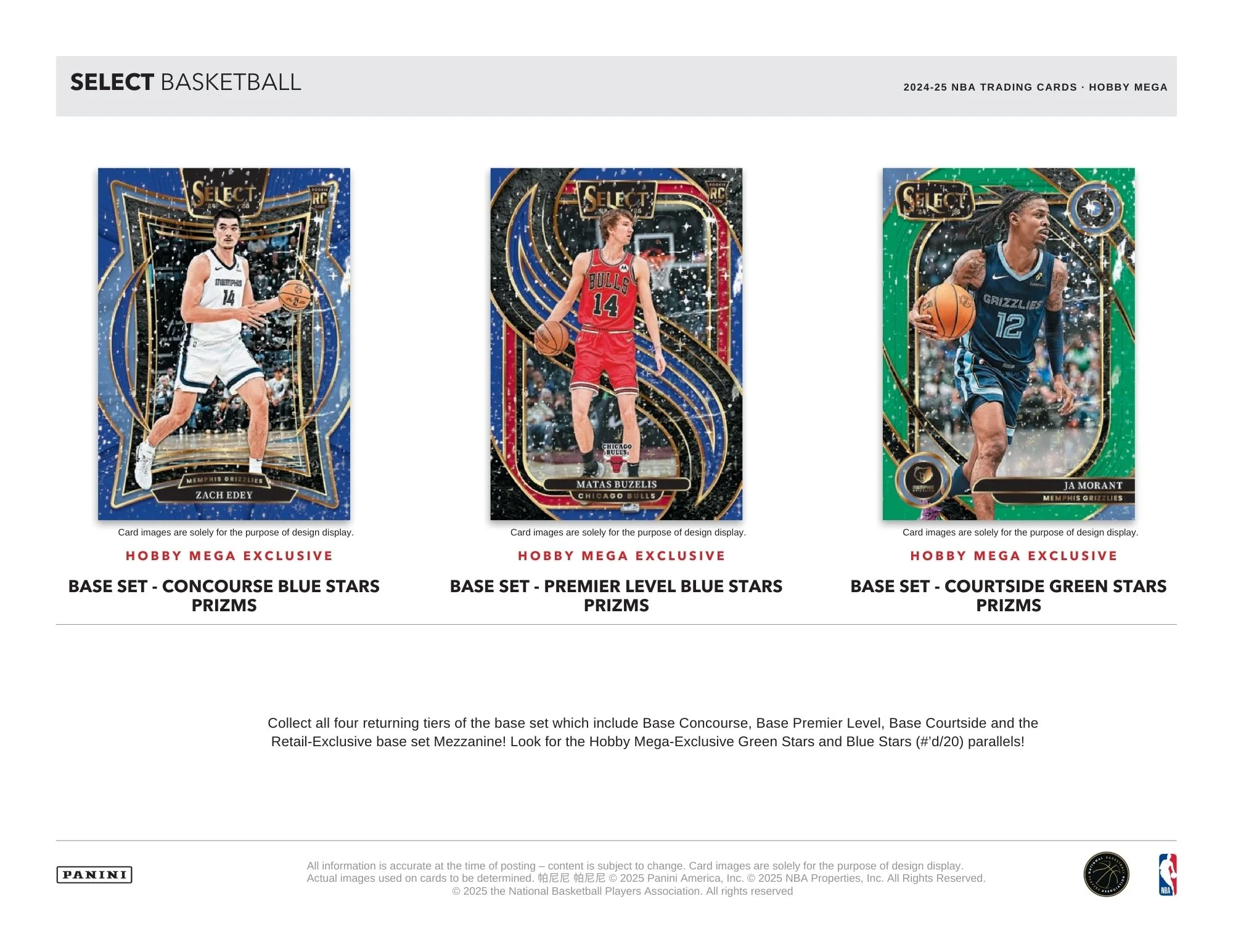 2024-25 Panini Select Basketball Hobby Mega Box - Image 3