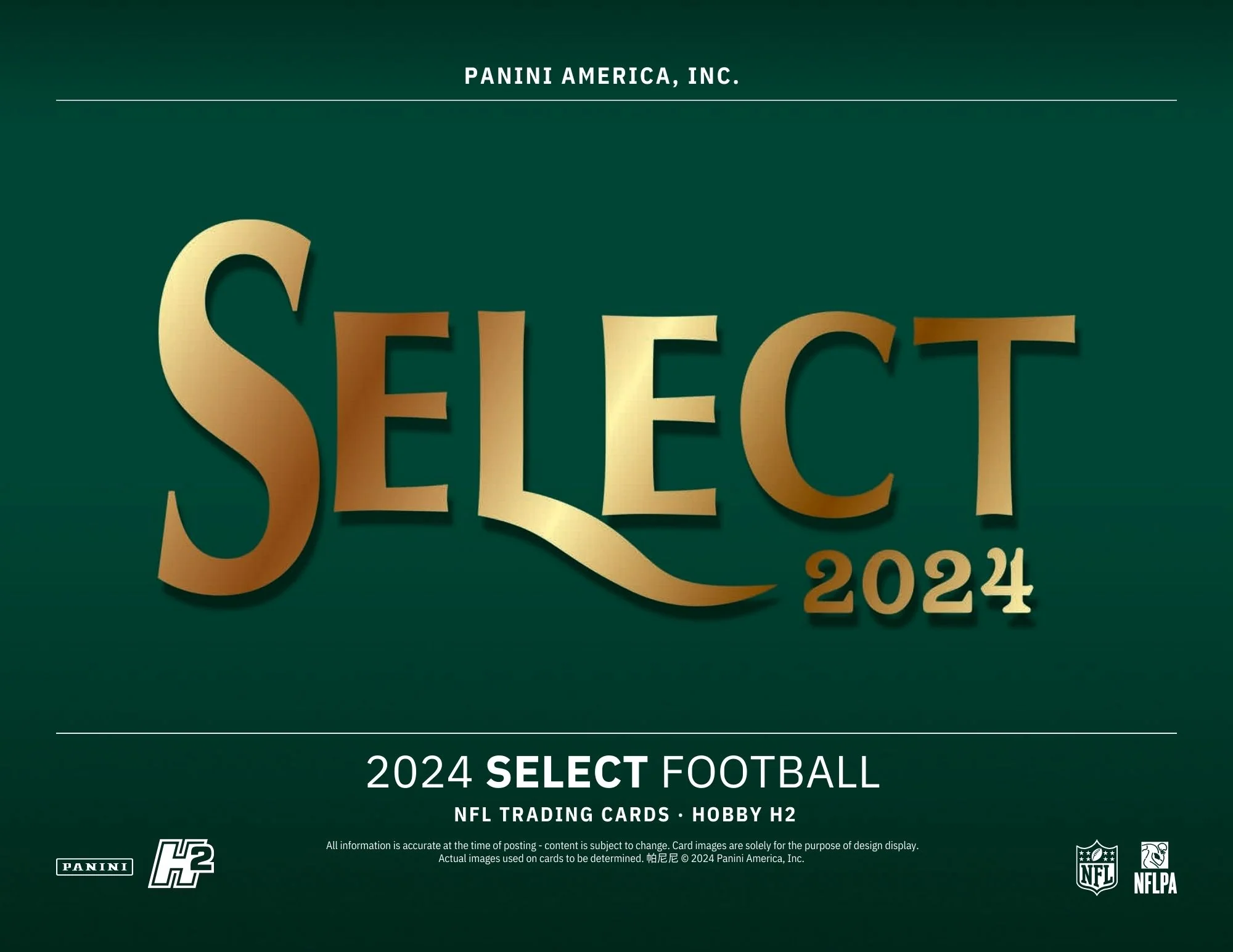 2024 Panini Select Football Hobby H2 Box - Image 2