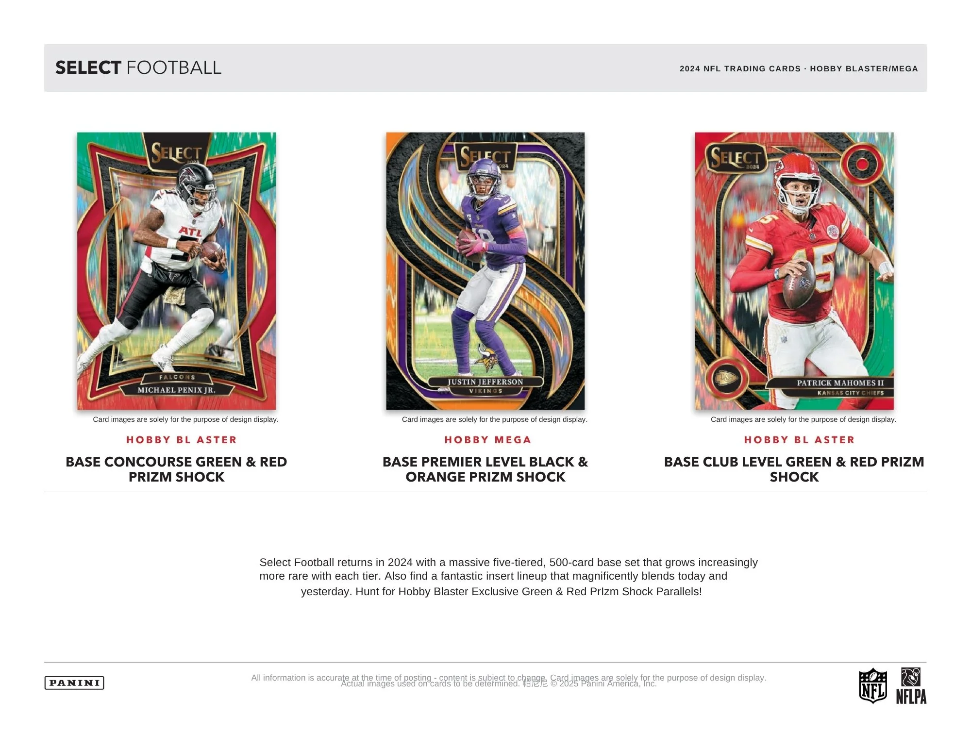 2024 Panini Select Football Hobby Mega Box - Image 3