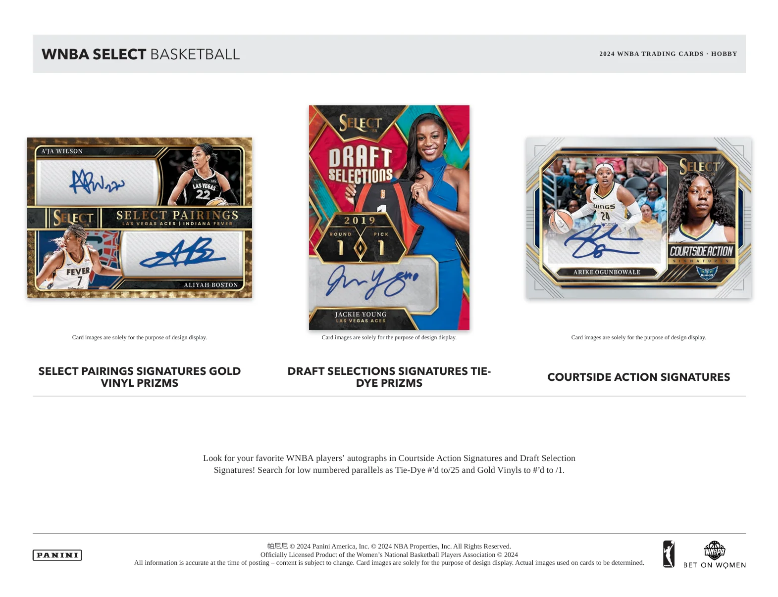 2024 Panini Select WNBA Basketball Hobby Box - Image 4