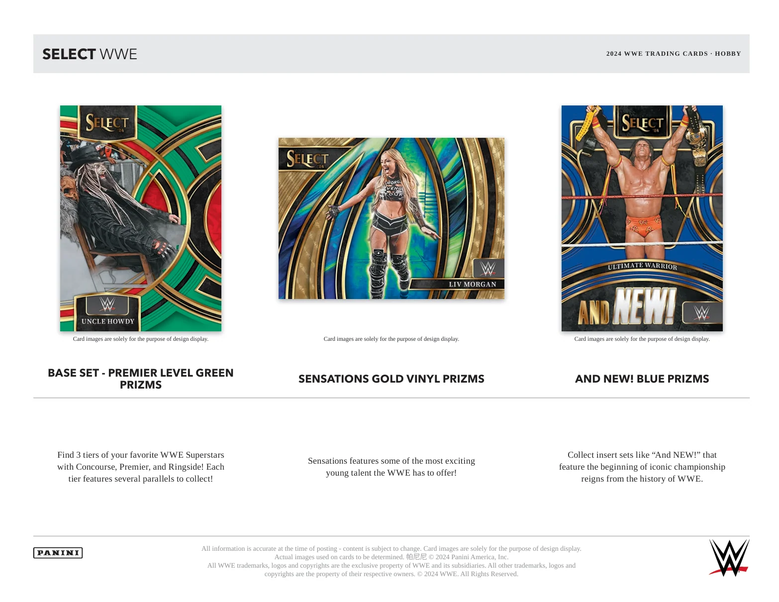 2024 Panini Select WWE Hobby Box - Image 3
