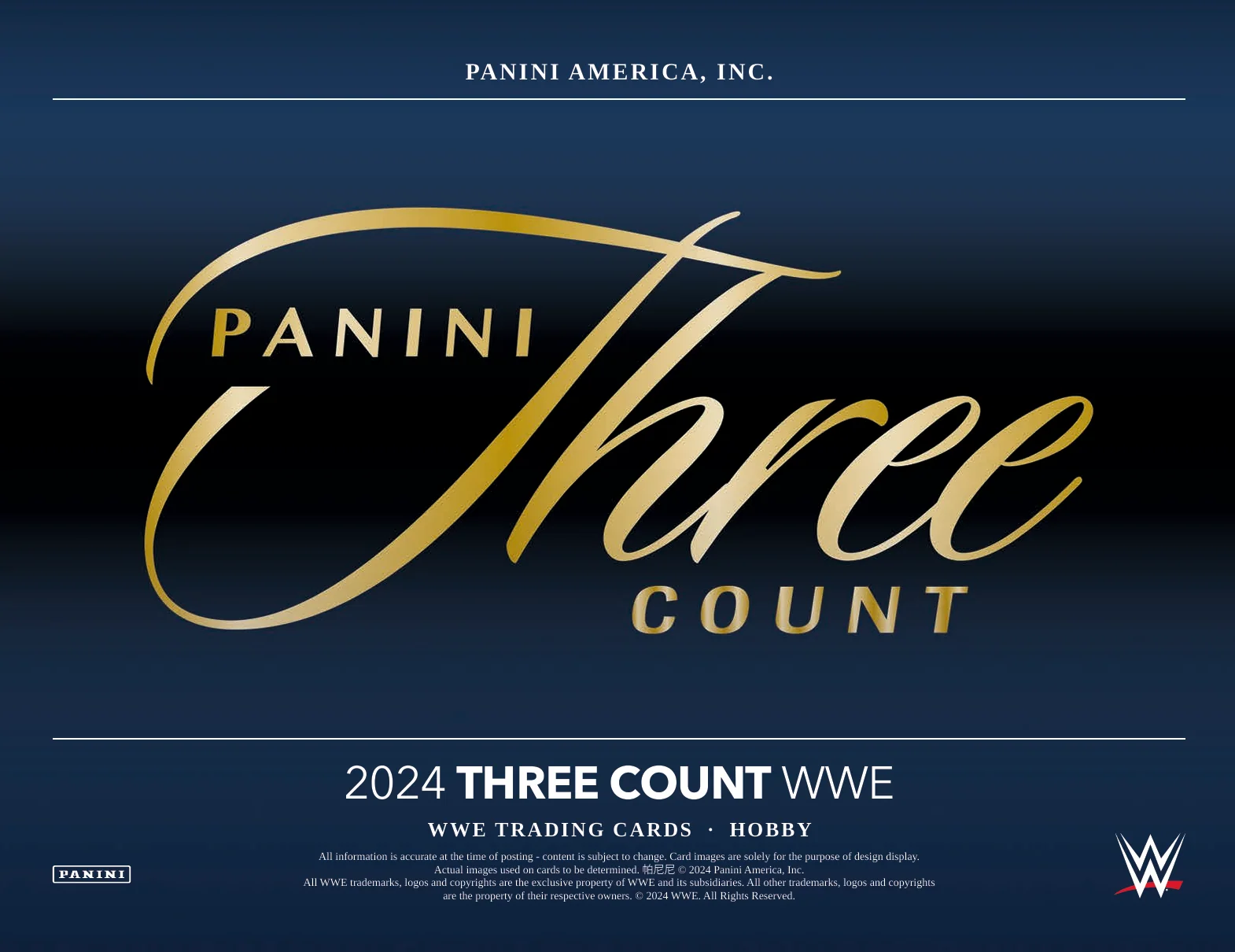 2024 Panini Three Count WWE Hobby Box - Image 2