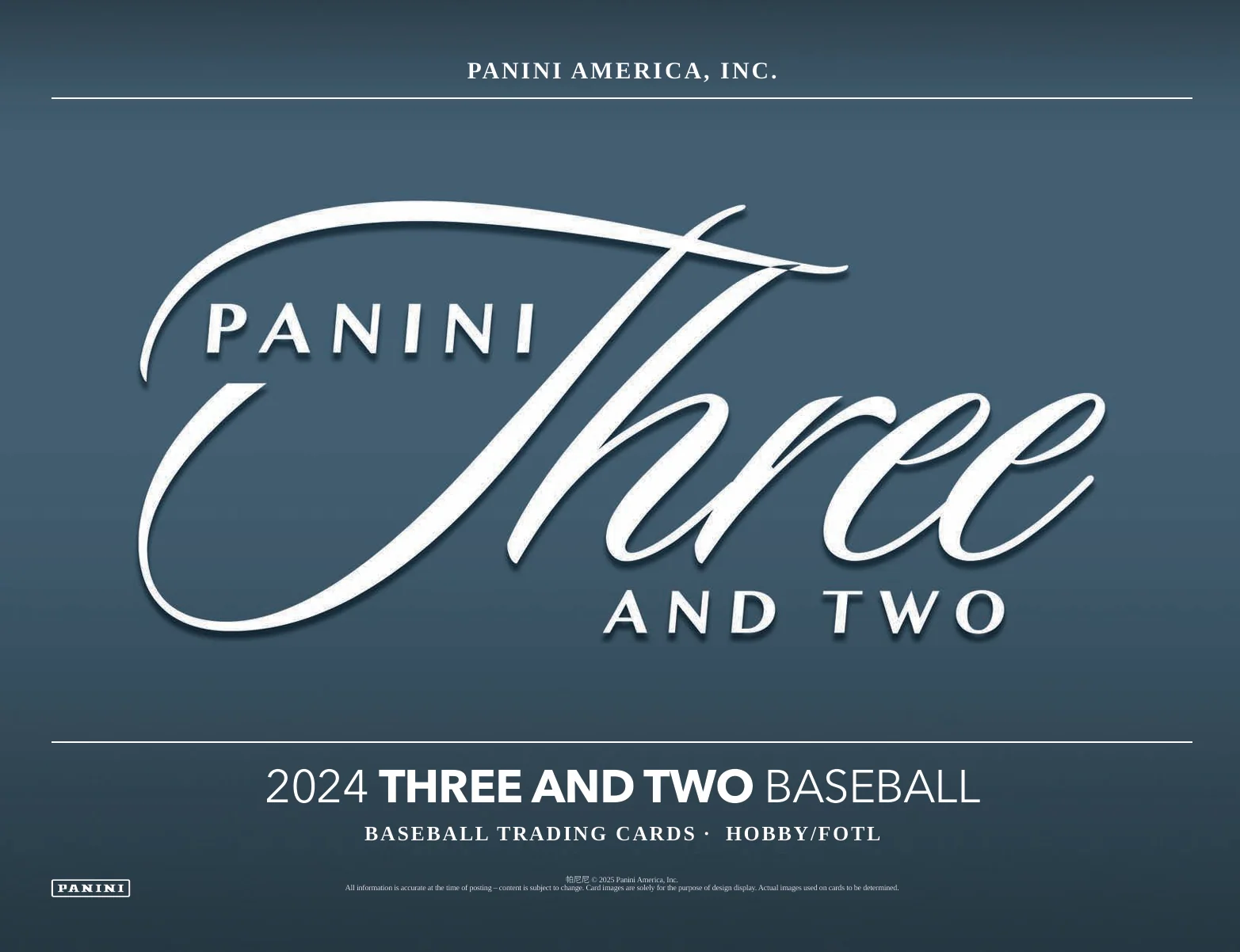 2024 Panini Three & Two Baseball Hobby Box - Image 2