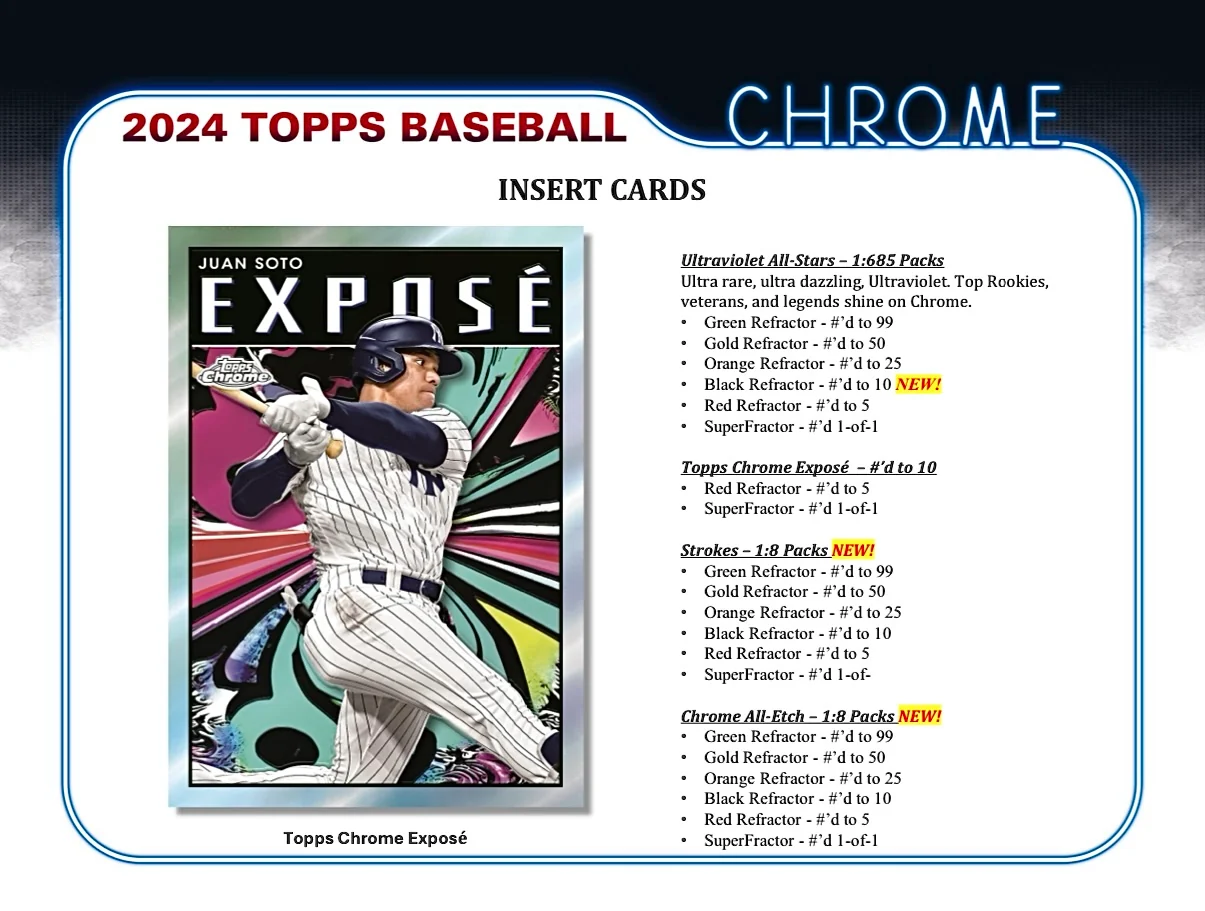 2024 Topps Chrome Baseball Hobby Box - Image 6