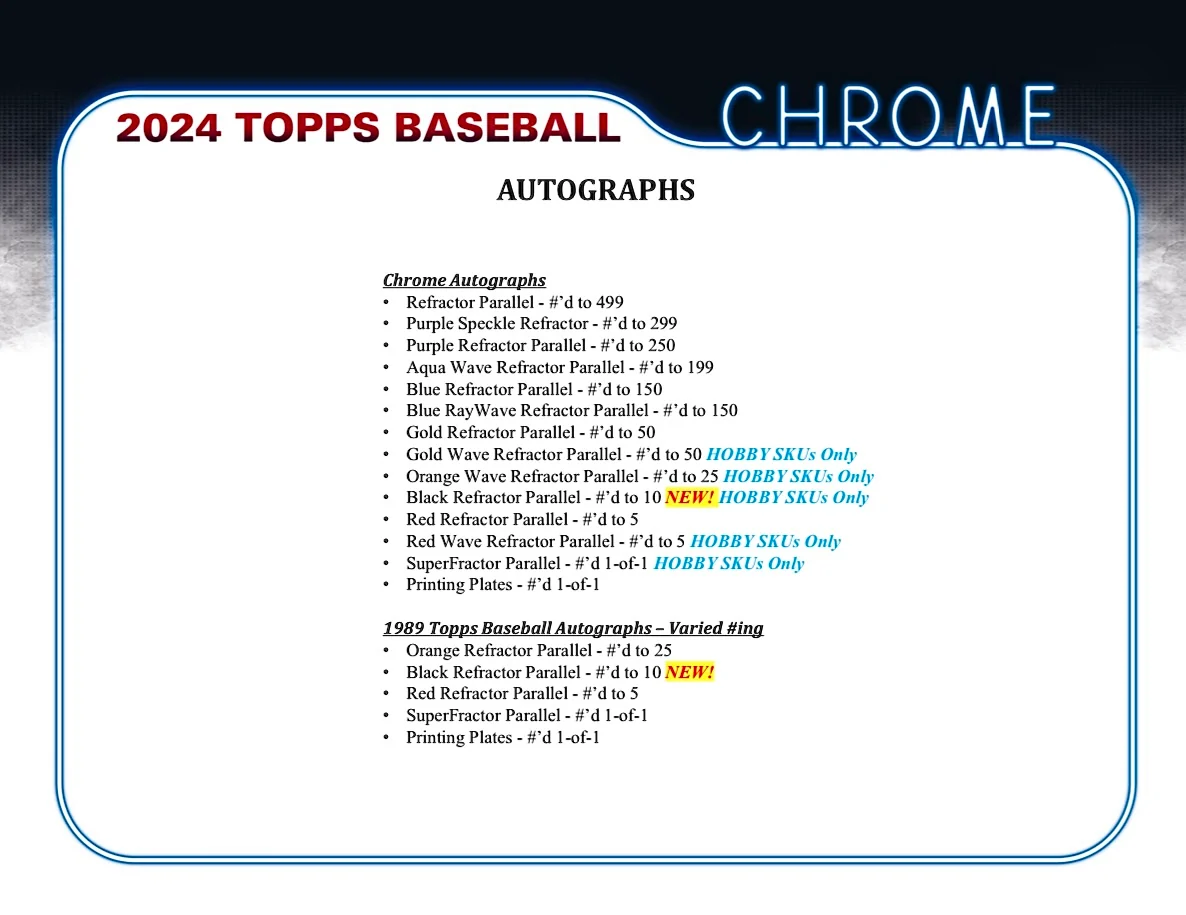 2024 Topps Chrome Baseball Jumbo Box - Image 8
