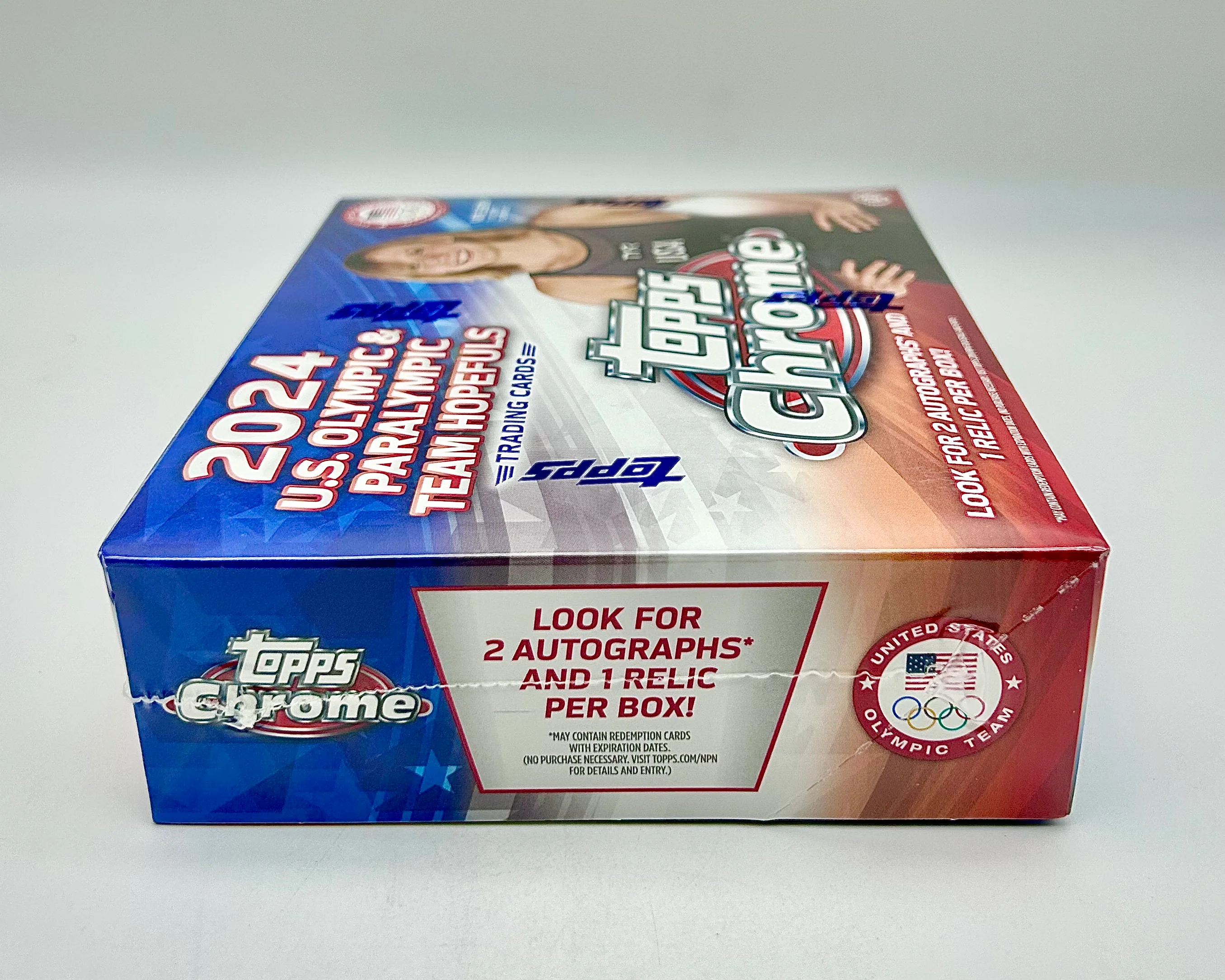 2024 Topps Chrome U.S. Olympic and Paralympic Hopefuls Hobby Box - Image 10