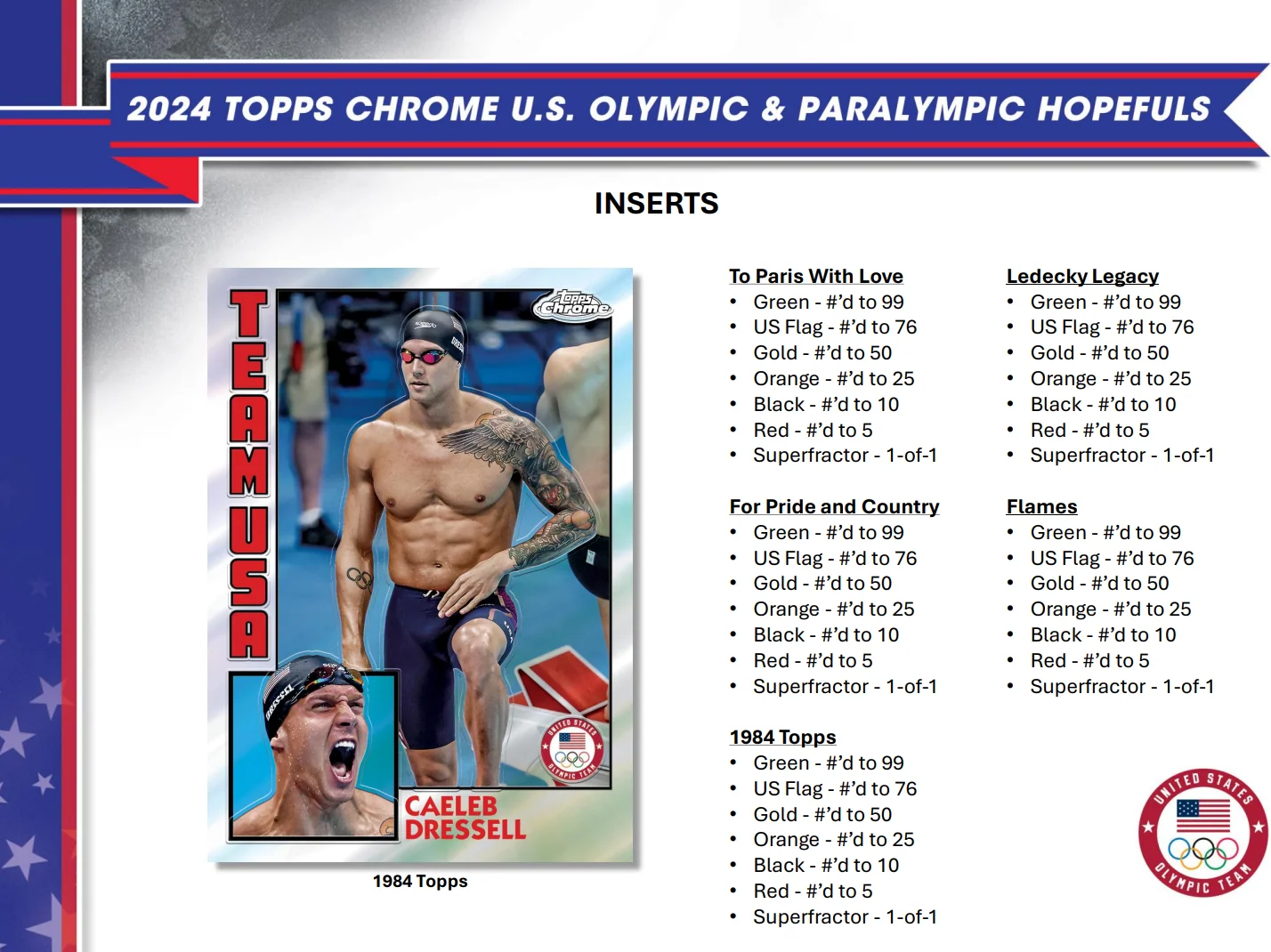 2024 Topps Chrome U.S. Olympic and Paralympic Hopefuls Hobby Box - Image 4