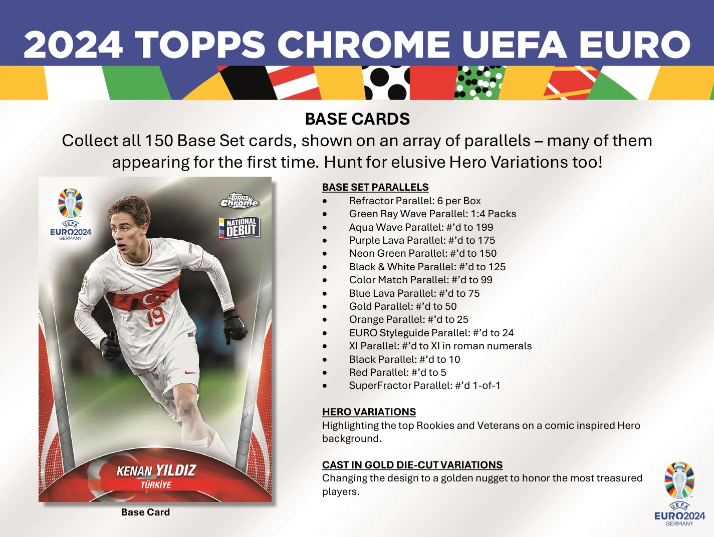 2023-24 Topps Chrome UEFA EURO Soccer Hobby Box - Image 3