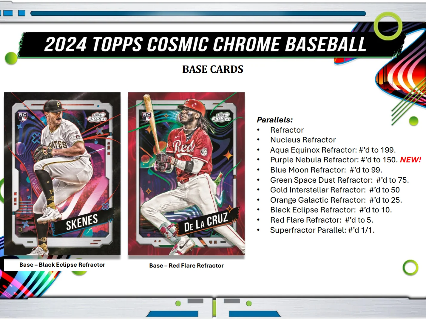 2024 Topps Cosmic Chrome Baseball Hobby Box - Image 3