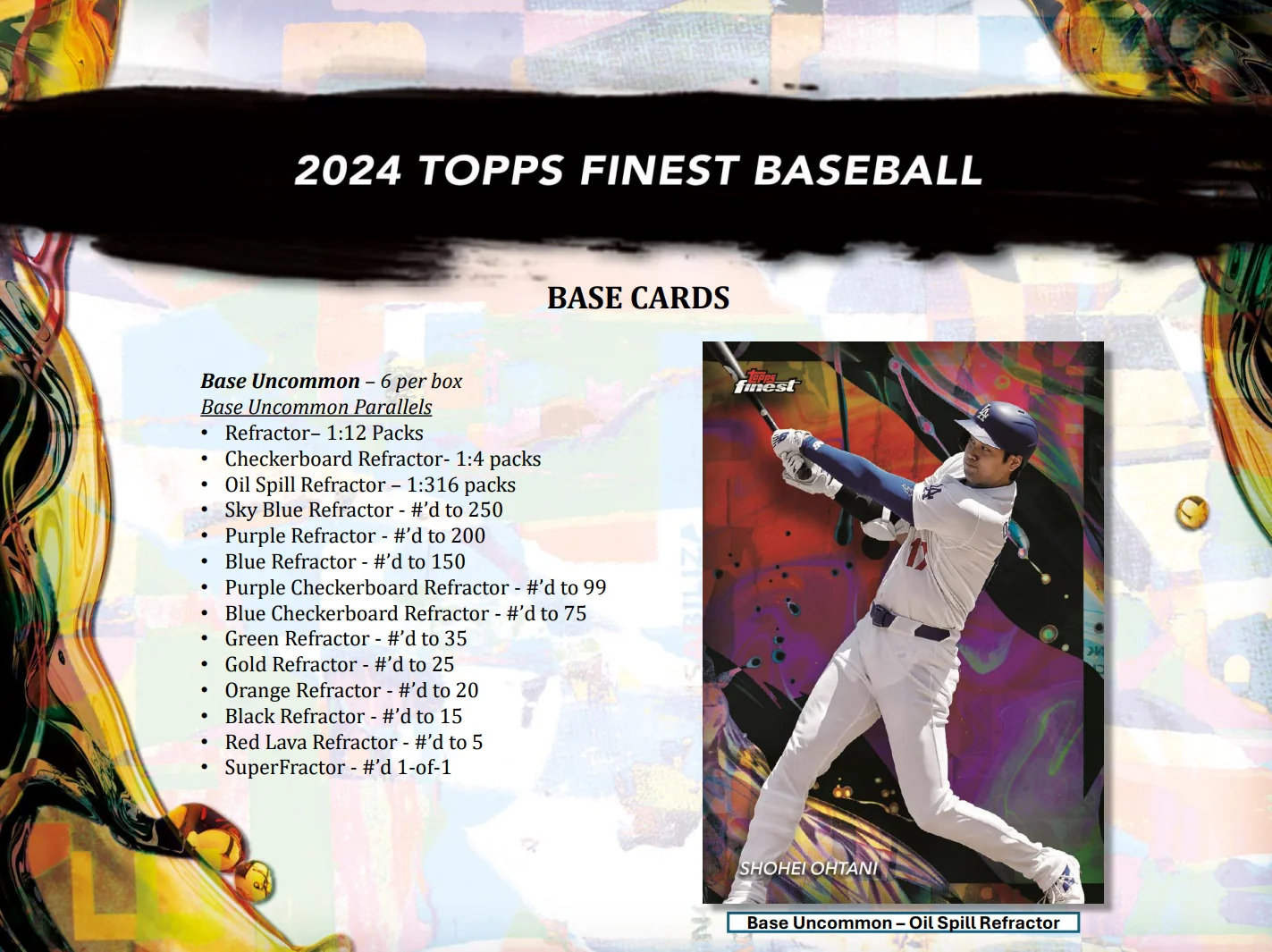 2024 Topps Finest Baseball Hobby Box - Image 4