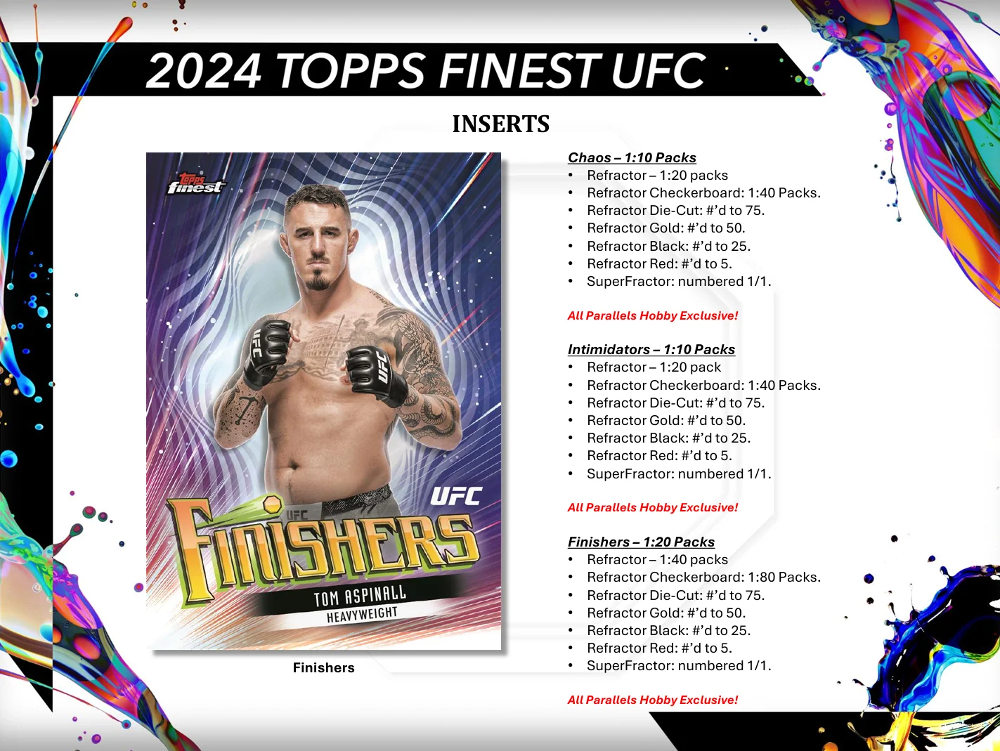 2024 Topps Finest UFC Hobby Box - Image 4