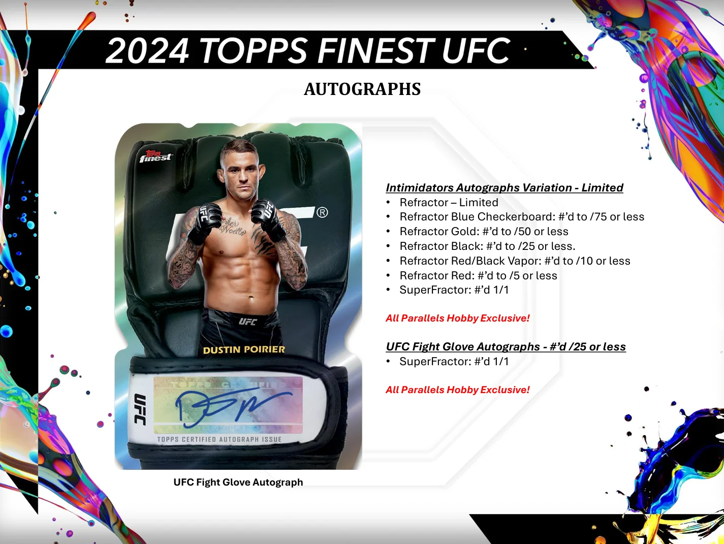 2024 Topps Finest UFC Hobby Box - Image 7