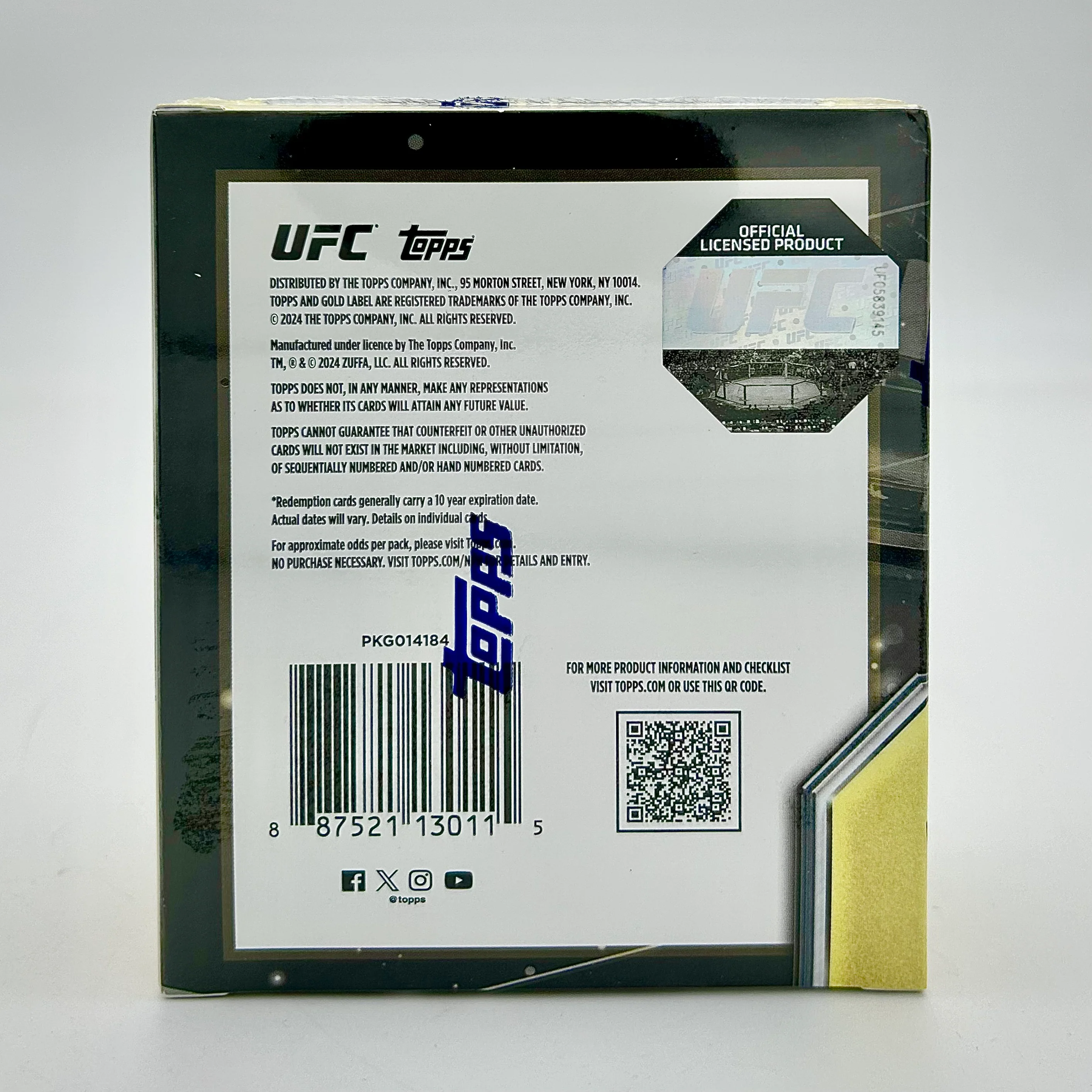 2024 Topps Gold Label UFC Hobby Box - Image 11
