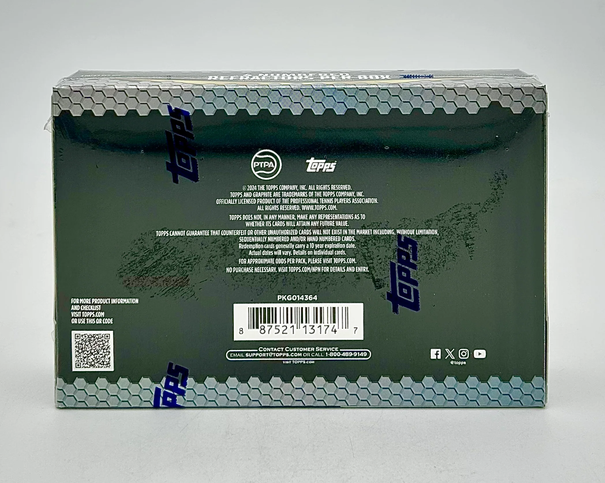 2024 Topps Graphite Tennis Hobby Box - Image 14
