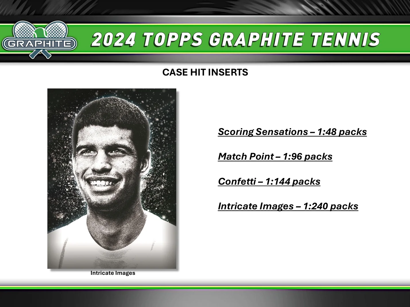 2024 Topps Graphite Tennis Hobby Box - Image 5