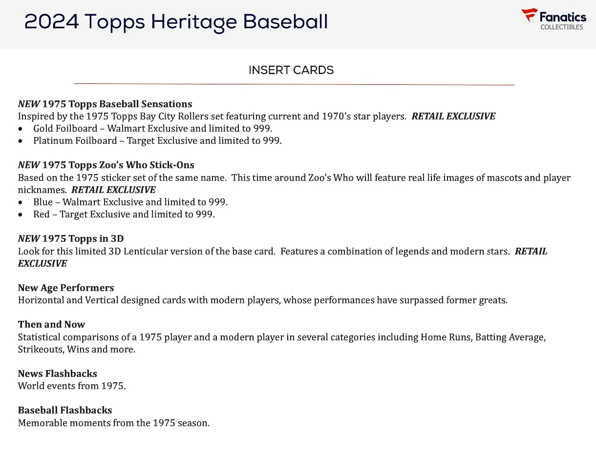 2024 Topps Heritage Baseball Giant Box - Image 5
