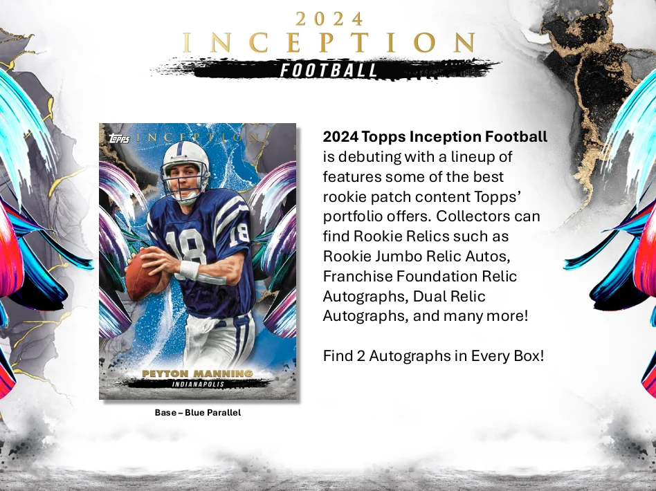 2024 Topps Inception Football Hobby Box - Image 2